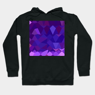 Eminence Purple Abstract Low Polygon Background Hoodie